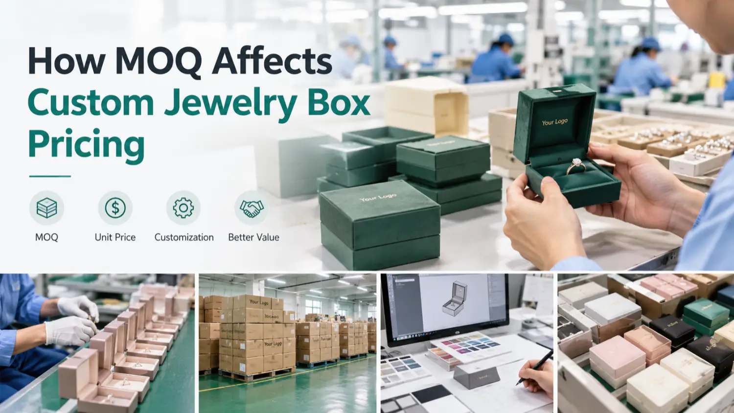 How MOQ Affects Custom Jewelry Box Pricing