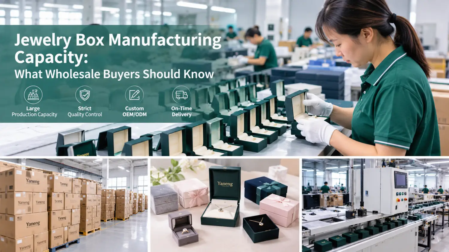Jewelry Box Manufacturing Capacity: What Wholesale Buyers Should Know