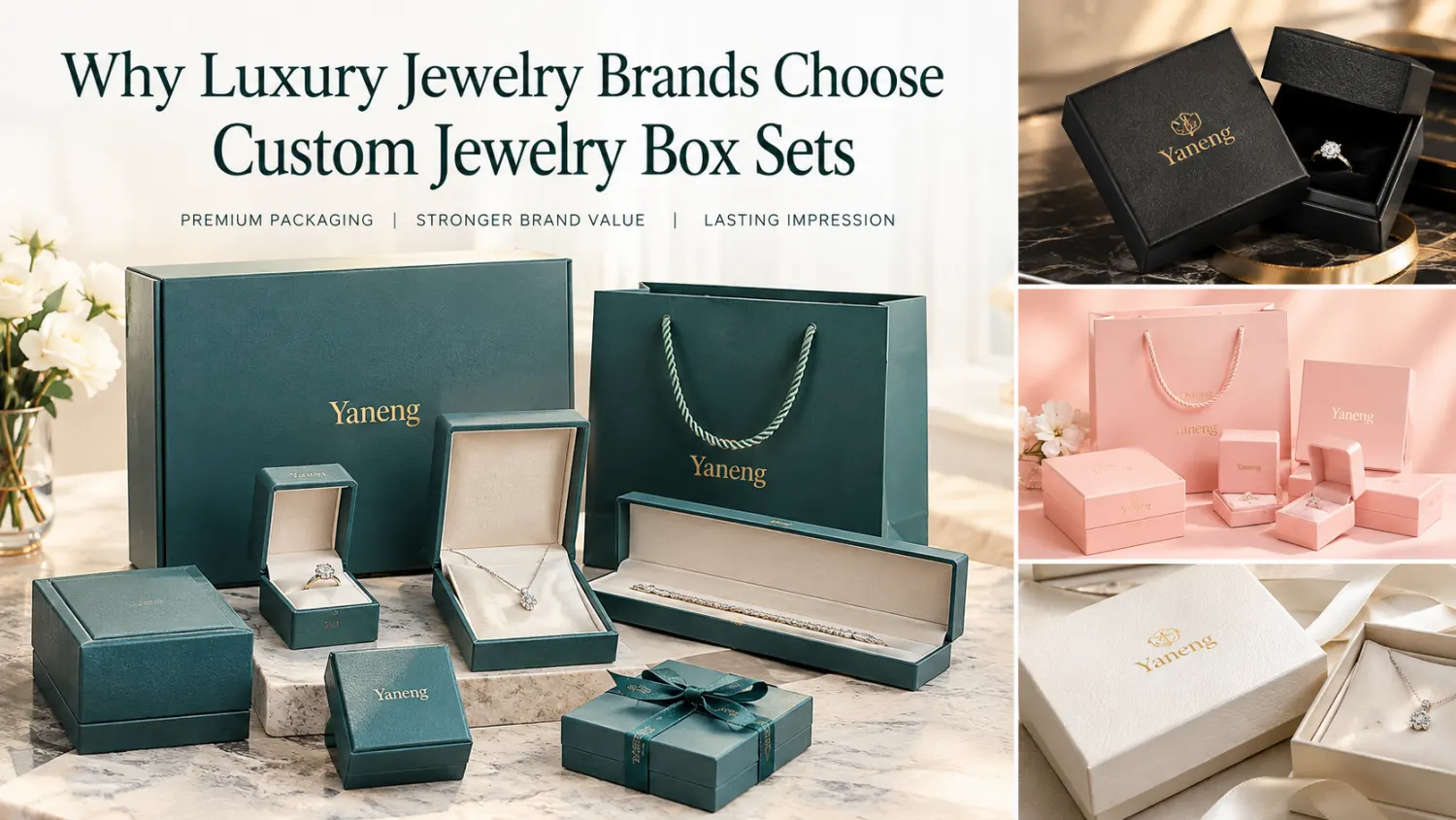 Why Luxury Jewelry Brands Choose Custom Jewelry Box Sets